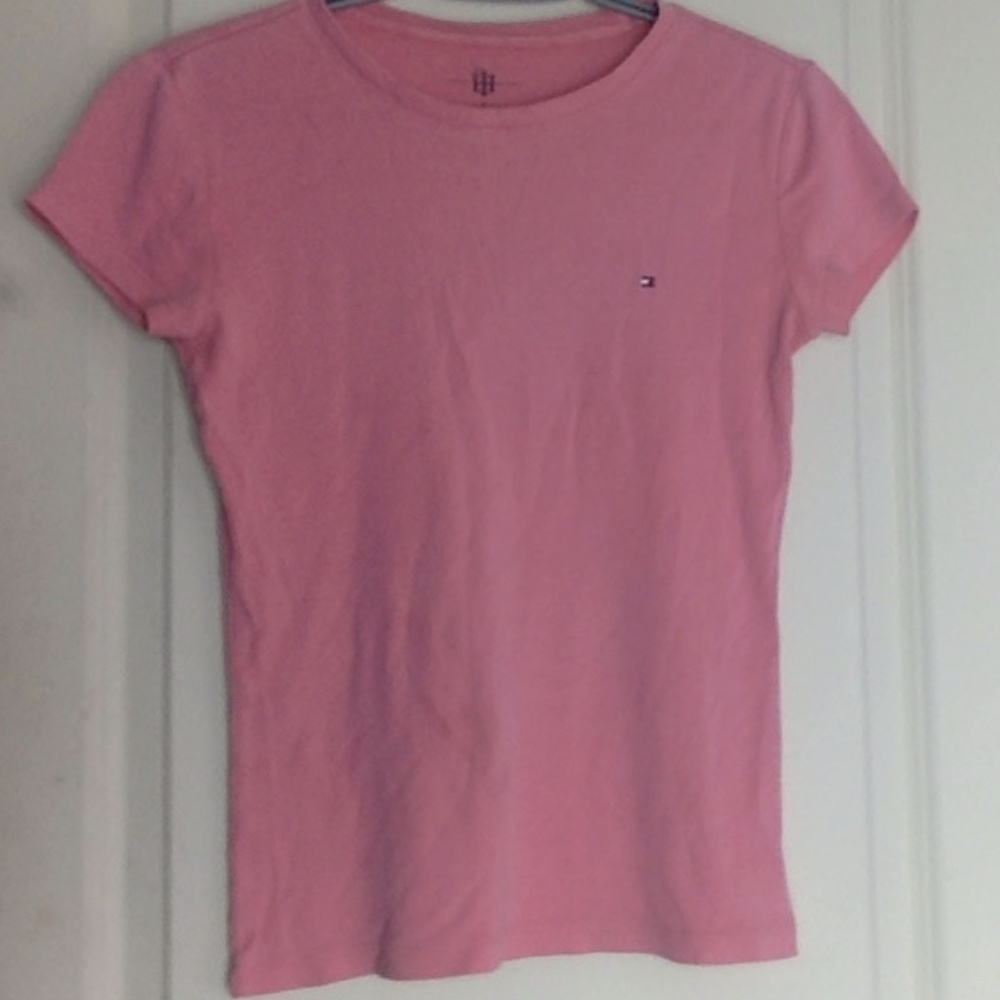 Tommy Hilfiger pink women's t-shirt